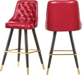 Portnoy Red Faux Leather Counter/Bar Stool