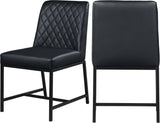 Bryce Black Faux Leather Dining Chair