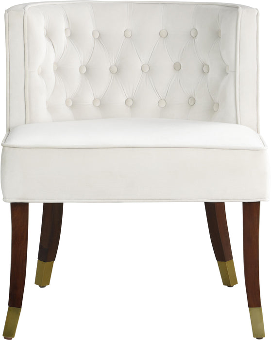 Perry Cream Velvet Dining Chair