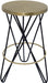 Mercury Black / Gold Counter Stool image