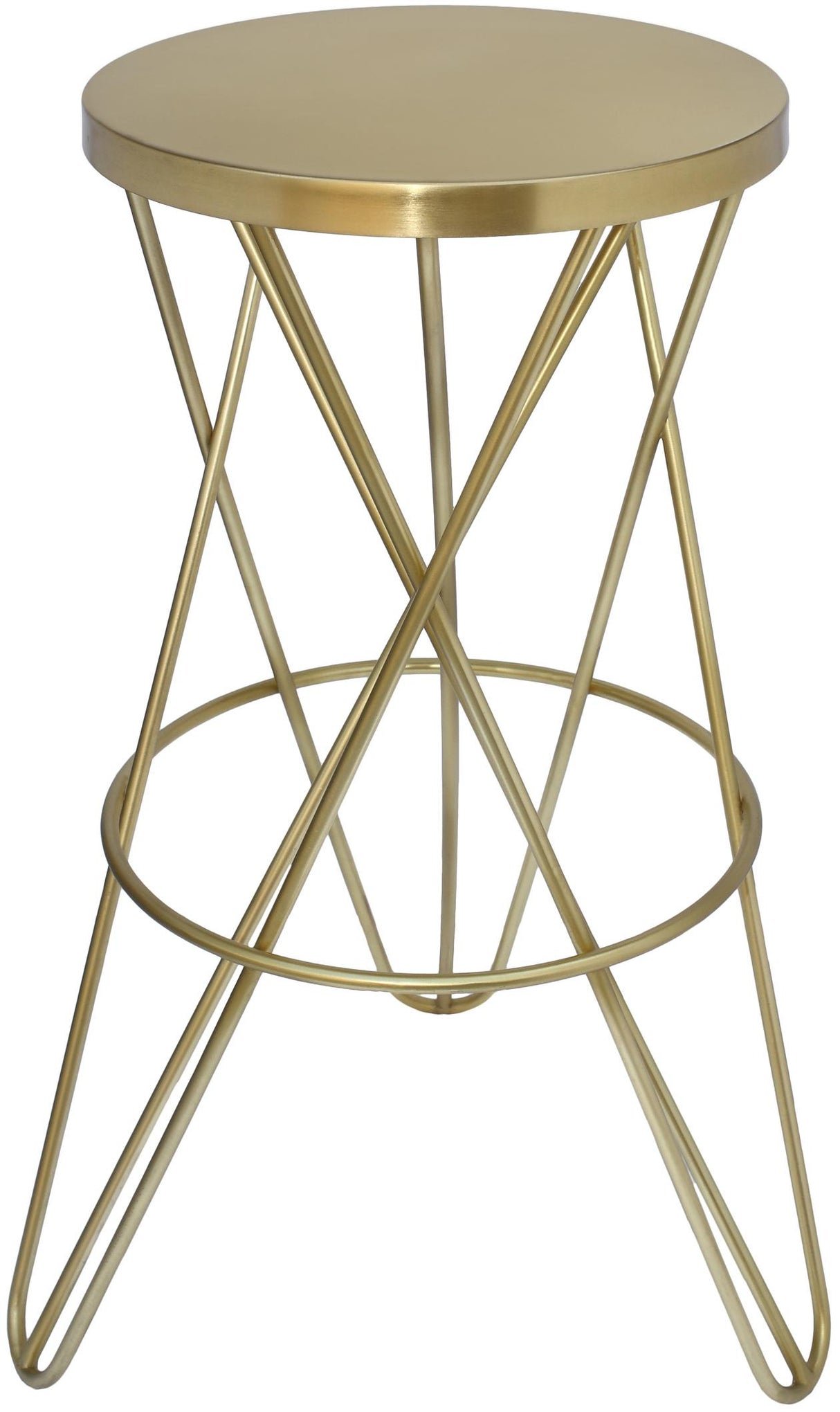 Mercury Gold Bar Stool