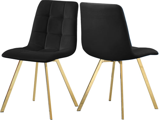 Annie Black Velvet Dining Chair image