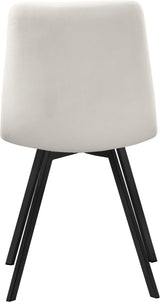 Annie Cream Velvet Dining Chair
