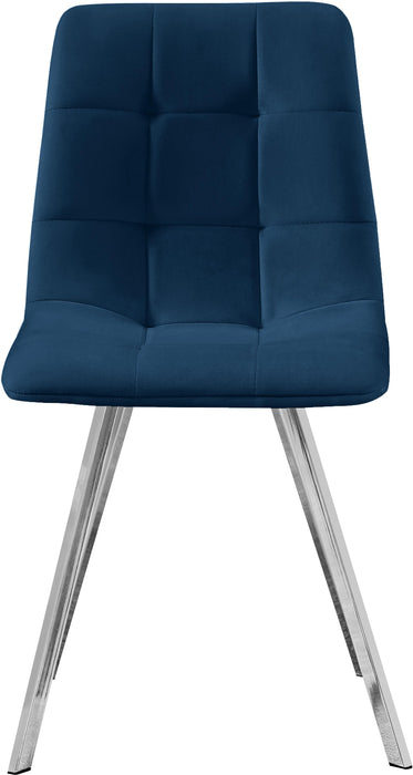 Annie Navy Velvet Dining Chair