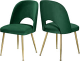 Logan Green Velvet Dining Chair