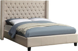 Ashton Beige Linen Queen Bed