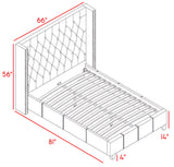 Ashton Beige Linen Full Bed