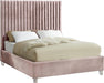 Candace Pink Velvet Full Bed image