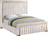 Dolce Cream Velvet King Bed (3 Boxes) image