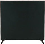 Elly Pink Velvet Queen Bed