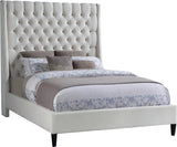 Fritz Cream Velvet King Bed