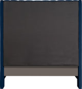 Fritz Navy Velvet Full Bed