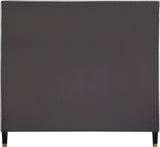 Harlie Cream Velvet Full Bed