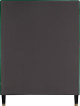 Harlie Green Velvet Twin Bed