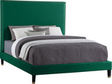 Harlie Green Velvet Full Bed