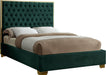 Lana Green Velvet Queen Bed image