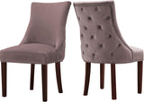 Hannah Pink Velvet Dining Chair