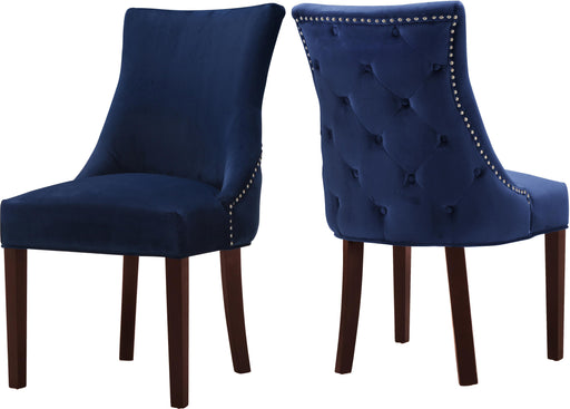 Hannah Navy Velvet Dining Chair image