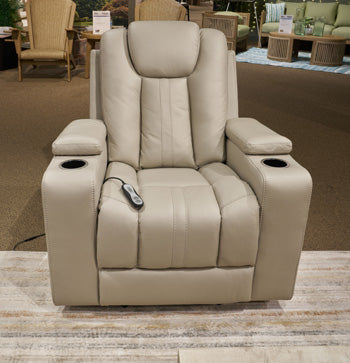 Elevate Edges Glider Recliner - galleria furniture outlet