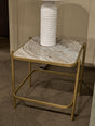 Manor Stone End Table - galleria furniture outlet