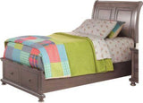 New Classic Furniture Allegra Youth Twin Storage Bed in Pewter