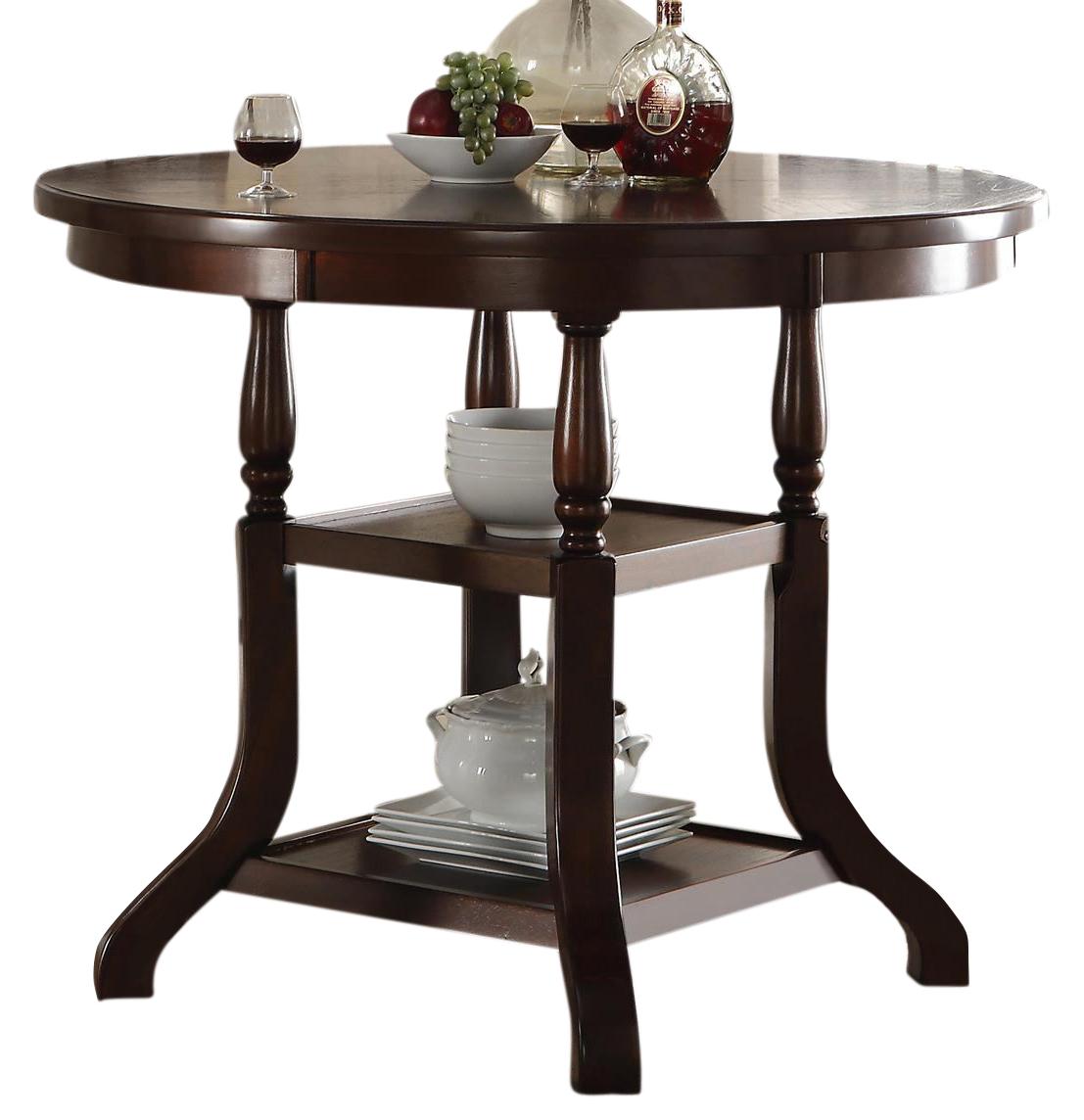 New Classic Bixby Counter Dining Table in Espresso