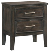 New Classic Furniture Andover 2 Drawer Nightstand in Nutmeg