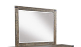 New Classic Furniture Galleon Mirror in Weathered Walnut