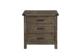New Classic Furniture Galleon Nightstand in Weathered Walnut