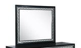 New Classic Furniture Luxor Mirror in Black/Silver