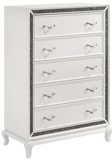 New Classic Furniture Park Imperial 5 Drawer Chest in White