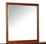 New Classic Furniture Tamarack Mirror in Brown Cherry