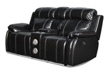 New Classic Fusion Console Loveseat in Black
