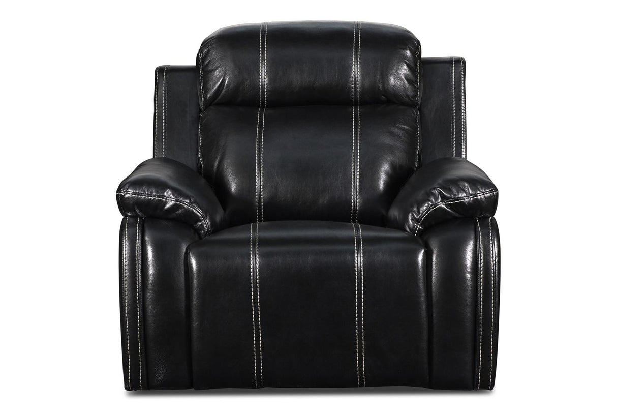 New Classic Fusion Swivel Glider Recliner with Power Foot Rest in Ebony