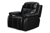 New Classic Fusion Swivel Glider Recliner in Black