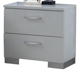 New Classic Sapphire 2 Drawer Nightstand in White