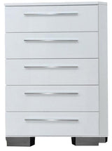 New Classic Sapphire 5 Drawer Chest in White