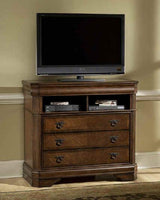 New Classic Sheridan Media Chest in Burnished Cherry Finish