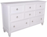 New Classic Tamarack 8-Drawer Dresser in White