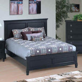 New Classic Tamarack California King Panel Bed in Black