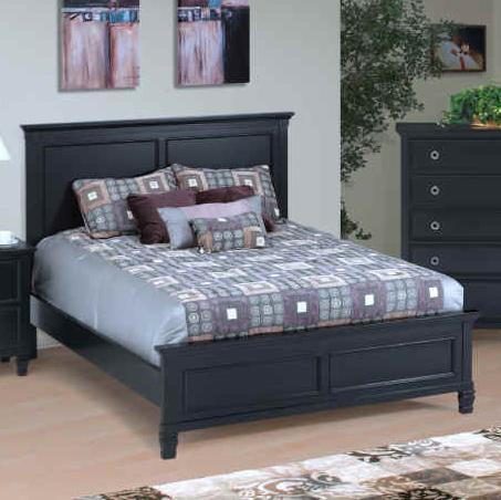 New Classic Tamarack King Panel Bed in Black