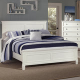 New Classic Tamarack King Panel Bed in White