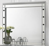 New Classic Valentino Vanity Table Mirror in Silver
