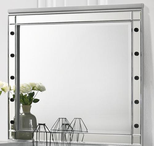 New Classic Valentino Vanity Table Mirror in Silver