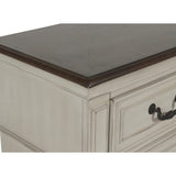 ANASTASIA NIGHTSTAND - ANT. WHITE