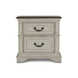 ANASTASIA NIGHTSTAND - ANT. WHITE