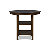 GIA ROUND COUNTER DINING 5 PC SET - CHERRY