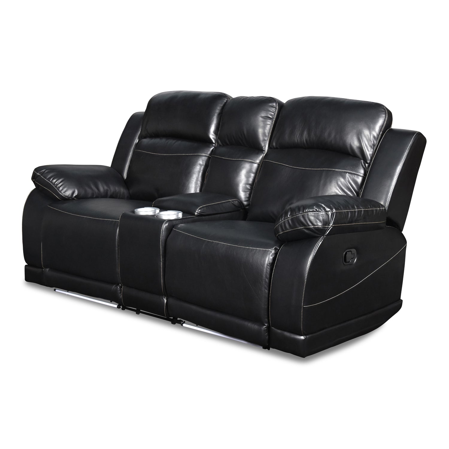 VEGA CONSOLE LOVESEAT - PREMIER BLACK
