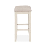 BELLA COUNTER TABLE & 2 STOOLS -2 TONE BISQUE