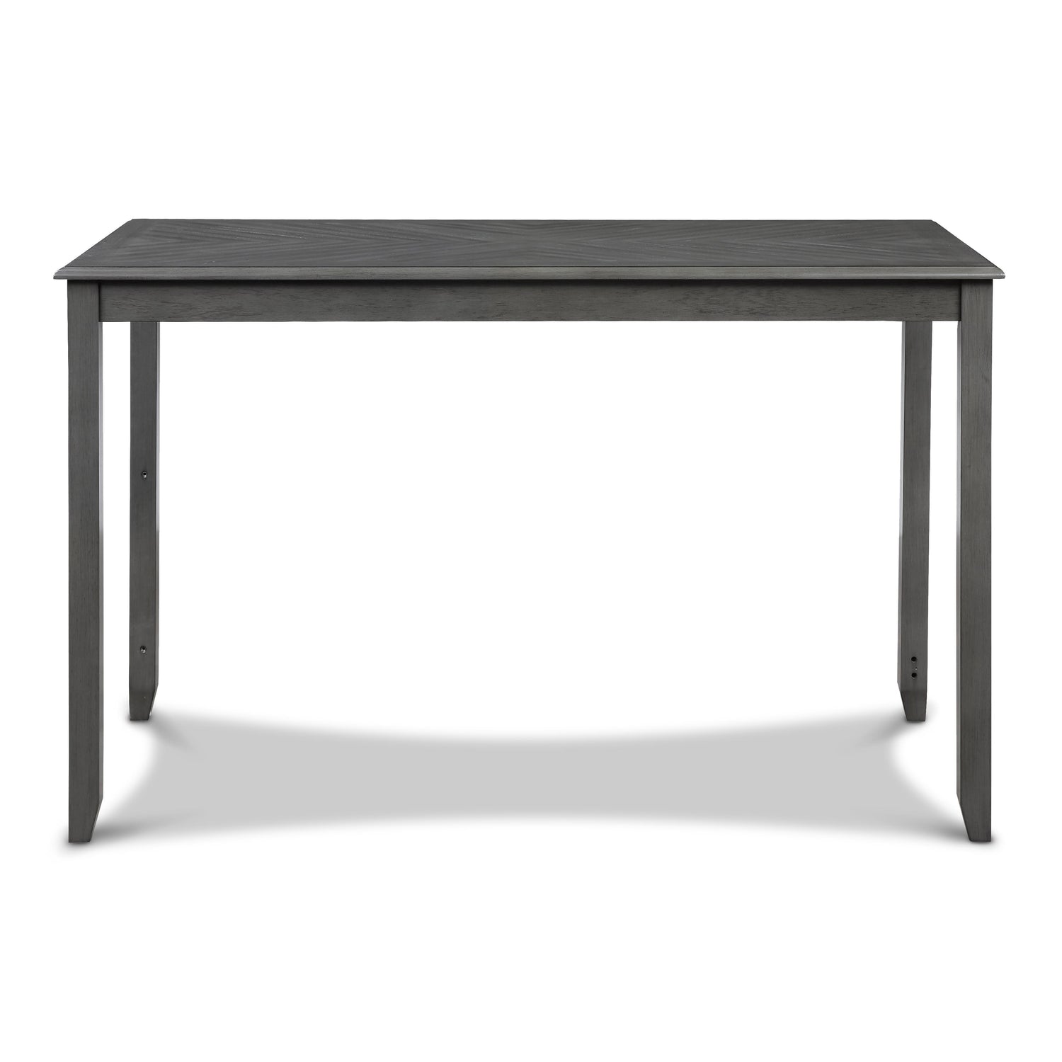 AMY 60" COUNTER TABLE+CHAIRS W/STG (5 PCS) -GRAY